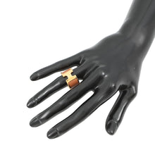 Load image into Gallery viewer, HERMES Orump Ring Size GM/S Gold Epsom Metal
