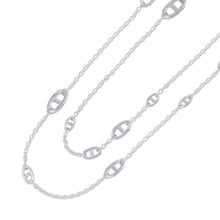 Load image into Gallery viewer, HERMES Chaine d&#39;Ancre Farandole Necklace Size 63&quot; SV925
