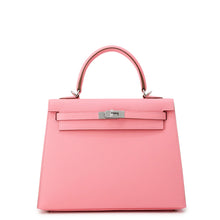 将图像加载到图库查看器中，HERMES Kelly Sellier Rose Confetti Epsom Size 25
