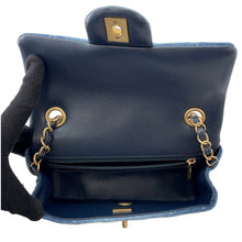 将图像加载到图库查看器中，CHANEL Matelasse ChainShoulder Bag BlueA69900 Denim Size Mini
