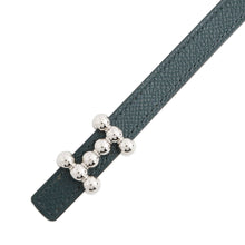 将图像加载到图库查看器中，HERMES Belt buckle 《Bubble》 &amp; Reversible Sesame/Vert Chypre Swift Leather Epsom Size 75
