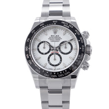将图像加载到图库查看器中，ROLEX Cosmograph Daytona W40mm Stainless Steel White Dial126500LN
