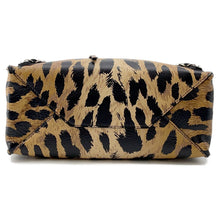 将图像加载到图库查看器中，BALENCIAGA Paper Leopard Pattern Brown357333 Leather Size Mini
