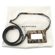 Load image into Gallery viewer, BALENCIAGA Paper Leopard Pattern Brown357333 Leather Size Mini
