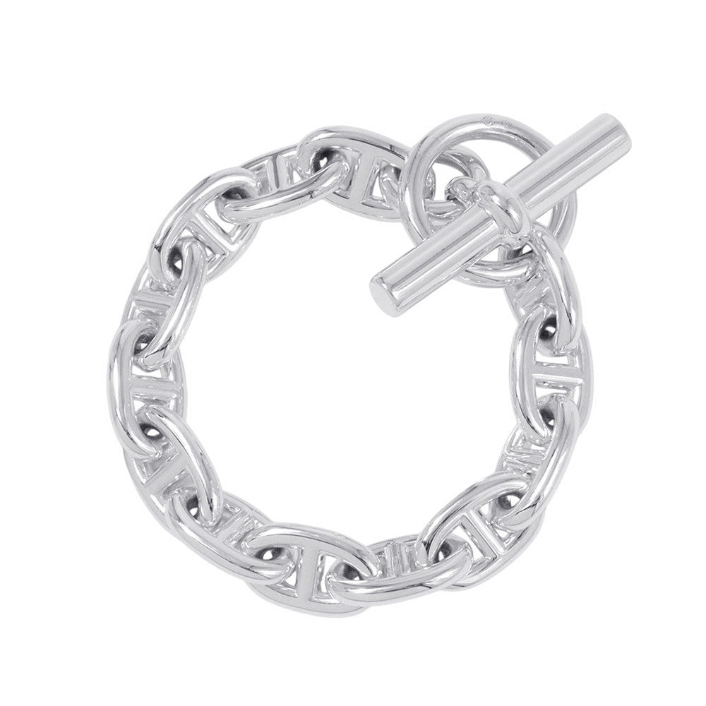 HERMES Chaine d'Ancre Bracelet 13 frames Size MM SV925
