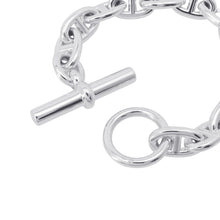 将图像加载到图库查看器中，HERMES Chaine d&#39;Ancre Bracelet 13 frames Size MM SV925
