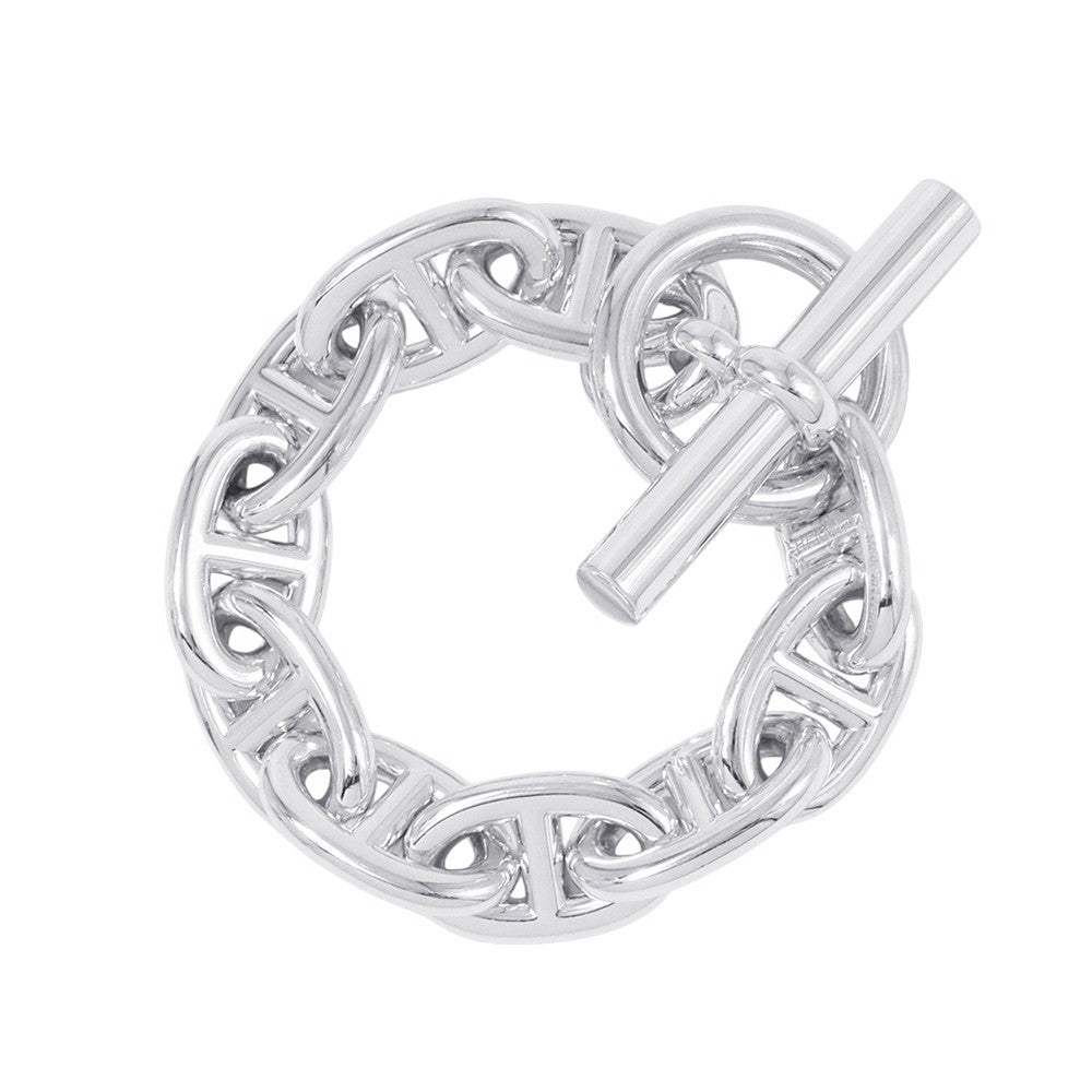 HERMES Chaine d'Ancre Bracelet 10 frames Size TGM SV925