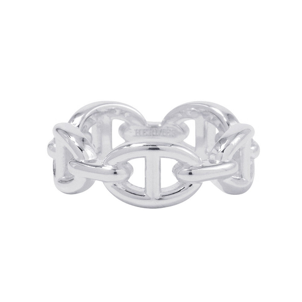 HERMES Chaine d'Ancre Anchene Ring Size PM/53/#13 SV925