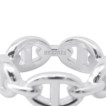 将图像加载到图库查看器中，HERMES Chaine d&#39;Ancre Anchene Ring Size PM/53/#13 SV925
