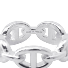将图像加载到图库查看器中，HERMES Chaine d&#39;Ancre Anchene Ring Size PM/53/#13 SV925
