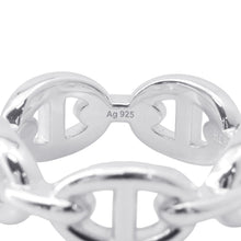 将图像加载到图库查看器中，HERMES Chaine d&#39;Ancre Anchene Ring Size PM/53/#13 SV925
