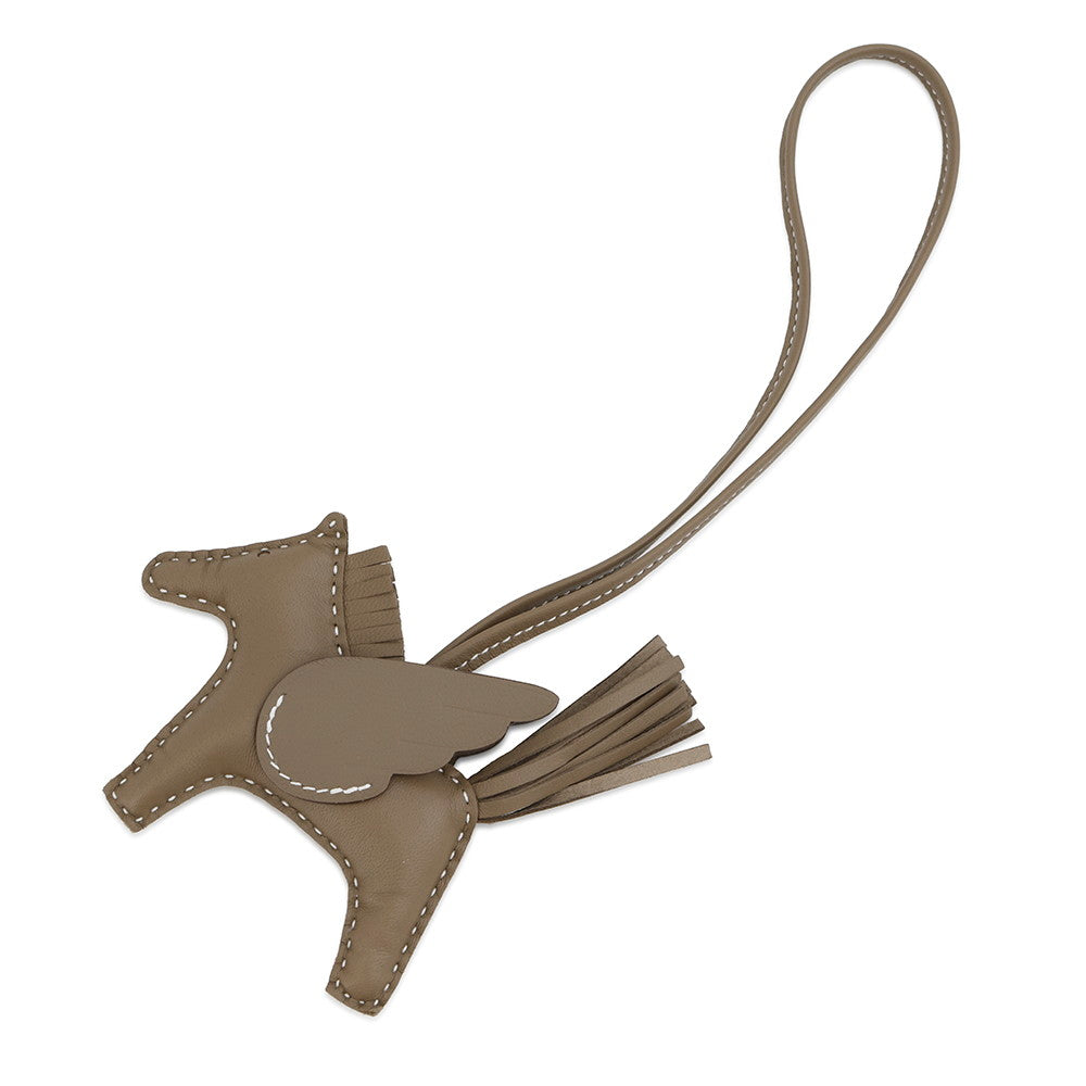 HERMES Rodeo Pegasus Etoupe Lambskin Size PM