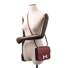 将图像加载到图库查看器中，HERMES Constance 3 Rouge H Box Calf Leather Size Mini
