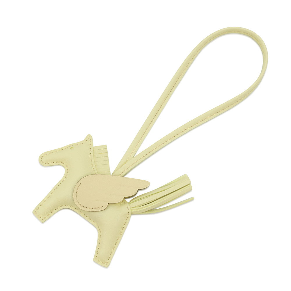 HERMES Rodeo Pegasus Jaune Milton Lambskin Size PM