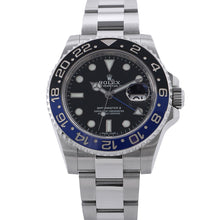 Load image into Gallery viewer, ROLEX GMT MasterII W40mm Stainless Steel Black Dial116710BLNR
