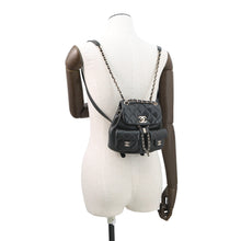 将图像加载到图库查看器中，CHANEL Matelasse CC Logo Backpack BlackAS3787 Caviar Leather Size Small
