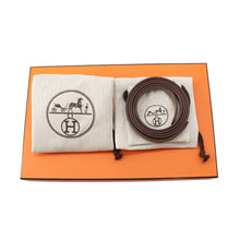 将图像加载到图库查看器中，HERMES Halzan Etoupe Swift Leather Size Mini
