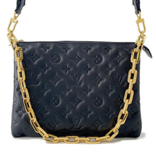 将图像加载到图库查看器中，LOUIS VUITTON Coussin BlackM57790 Monogram・Pattern Lambskin Size PM
