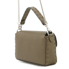 Load image into Gallery viewer, FENDI Baguette Selleria 2-Way Chain Shoulder Bag Khaki8BS017 Leather Size Mini
