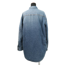 将图像加载到图库查看器中，GUCCI DenimJacket Size 38 Blue772882 Cotton100%
