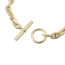 将图像加载到图库查看器中，HERMES Chaine d&#39;Ancre Bracelet Size TPM/26 frames 18K Yellow Gold
