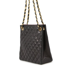 Load image into Gallery viewer, CHANEL Matelasse Mini Tote Bag Black Lambskin

