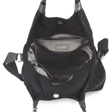 Load image into Gallery viewer, CHANEL CC Logo 2-Way Tote Chain Bag BlackA40394 Suede leather
