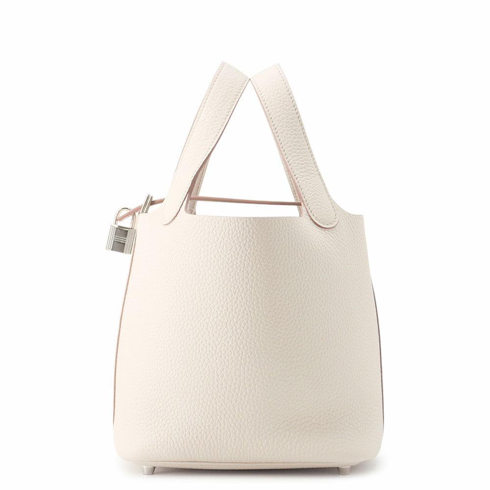 HERMES Picotin Lock Beton Taurillon Clemence Size PM