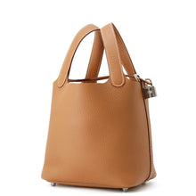 将图像加载到图库查看器中，HERMES Picotin Lock Gold Taurillon Clemence Size PM
