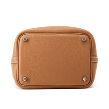 将图像加载到图库查看器中，HERMES Picotin Lock Gold Taurillon Clemence Size PM
