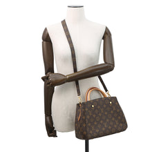 将图像加载到图库查看器中，LOUIS VUITTON Montaigne BordeauxM41055 Monogram Size BB
