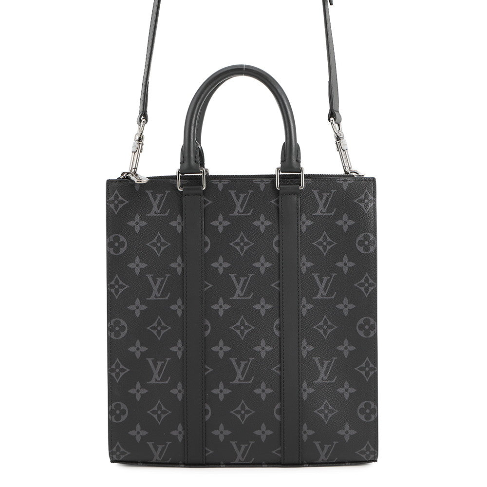 LOUIS VUITTON Sac Plat NoirM46456 Monogram Eclipse
