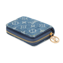 Load image into Gallery viewer, LOUIS VUITTON Portefeuille Roux Japan Limited Edition Blue DenimM83160 Monogram Denim/LV Remix
