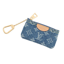 Load image into Gallery viewer, LOUIS VUITTON Pochette Cles Blue DenimM82961 Monogram Denim/LV Remix
