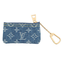 Load image into Gallery viewer, LOUIS VUITTON Pochette Cles Blue DenimM82961 Monogram Denim/LV Remix
