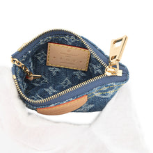 Load image into Gallery viewer, LOUIS VUITTON Pochette Cles Blue DenimM82961 Monogram Denim/LV Remix
