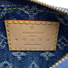 Load image into Gallery viewer, LOUIS VUITTON Pochette Cles Blue DenimM82961 Monogram Denim/LV Remix
