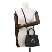 将图像加载到图库查看器中，Delvaux Brillon 2wayBag BlackAA0406AAU099ZPA Calf Leather Size Mini
