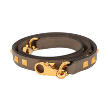 将图像加载到图库查看器中，HERMES Mini Dog Carre Bandouliere Etoupe Swift Leather Size 0.6&quot;/75㎝
