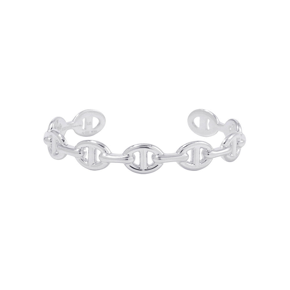 HERMES Chaine d'Ancre Bangle Size LG SV925