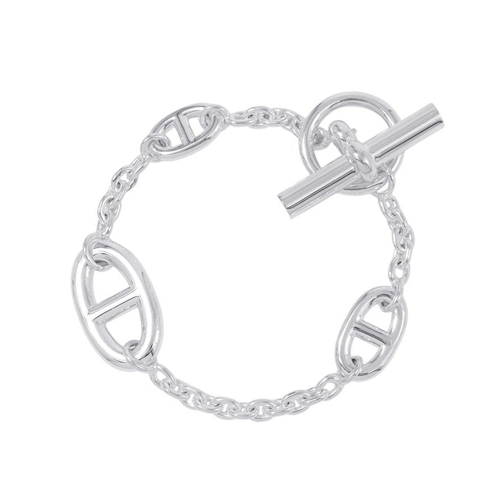 HERMES Chaine d'Ancre Farandole Bracelet Size ST SV925