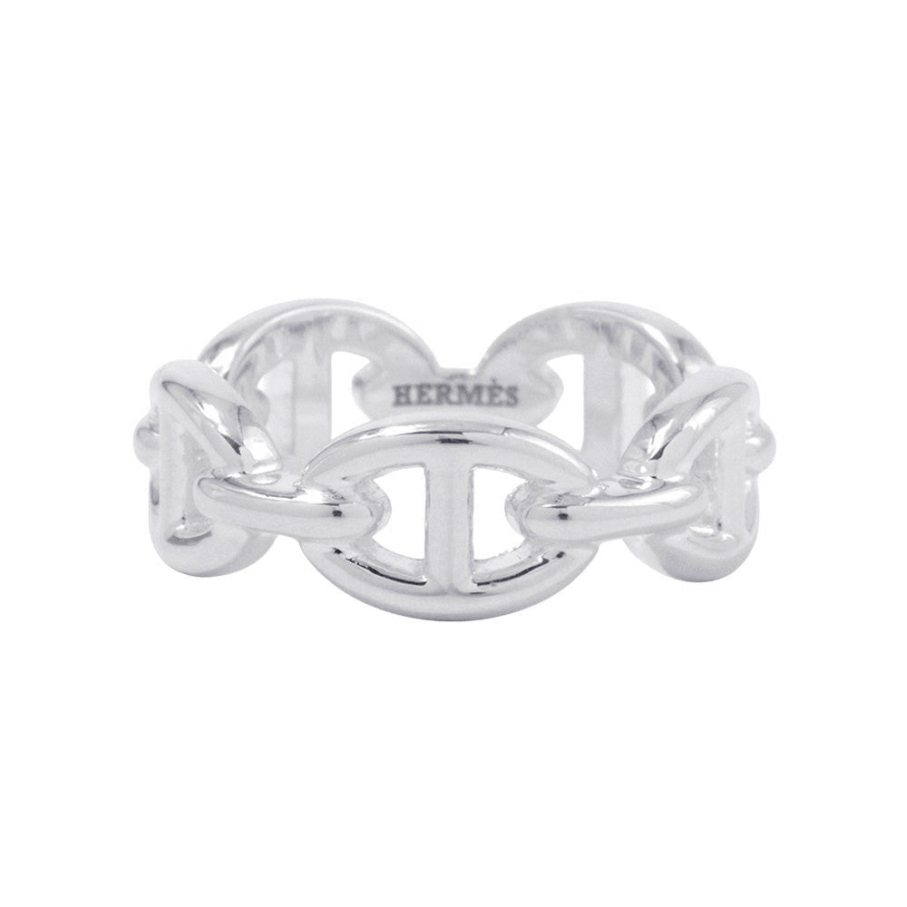 HERMES Chaine d'Ancre Anchene Ring Size PM/53/#13 SV925