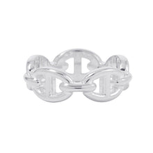 将图像加载到图库查看器中，HERMES Chaine d&#39;Ancre Anchene Ring Size PM/53/#13 SV925
