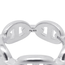将图像加载到图库查看器中，HERMES Chaine d&#39;Ancre Anchene Ring Size PM/53/#13 SV925
