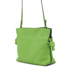 Load image into Gallery viewer, LOEWE Flamenco Knot Shoulder Bag GreenA411FC2X05 Calf Leather Size Mini
