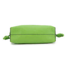 Load image into Gallery viewer, LOEWE Flamenco Knot Shoulder Bag GreenA411FC2X05 Calf Leather Size Mini
