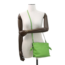 Load image into Gallery viewer, LOEWE Flamenco Knot Shoulder Bag GreenA411FC2X05 Calf Leather Size Mini
