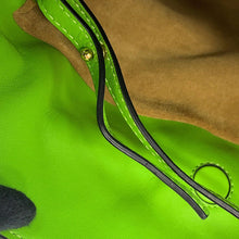 Load image into Gallery viewer, LOEWE Flamenco Knot Shoulder Bag GreenA411FC2X05 Calf Leather Size Mini
