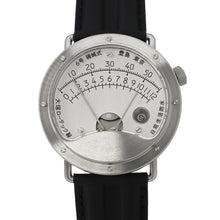 将图像加载到图库查看器中，Tokyo Wristwatch Precision Co., Ltd. Otsuka Lawtec No. 6 W42.6mm Stainless Steel Leather Silver Dial
