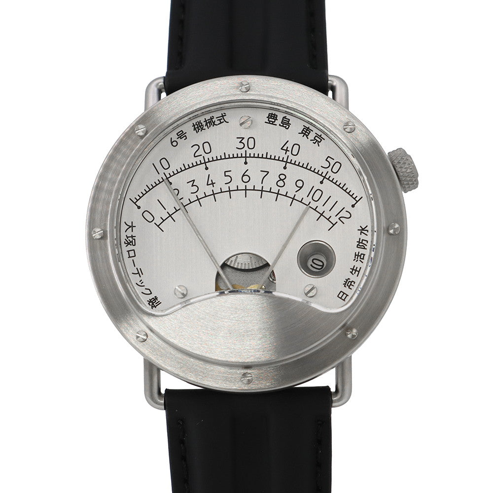 Tokyo Wristwatch Precision Co., Ltd. Otsuka Lawtec No. 6 W42.6mm Stainless Steel Leather Silver Dial